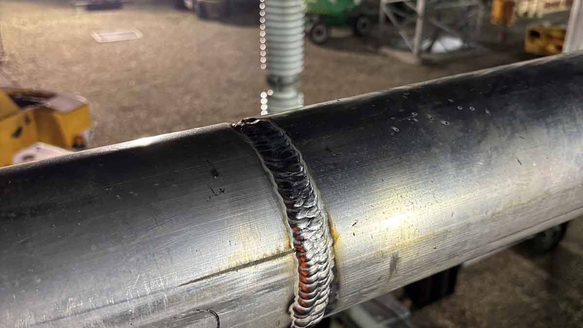 Substation fabrication and welding